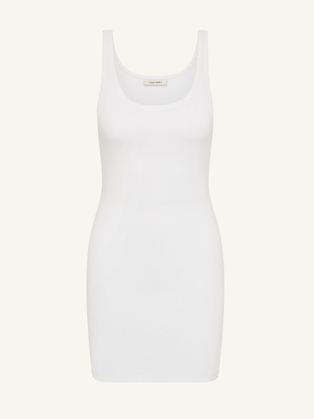 Scallop Edge Singlet Dress