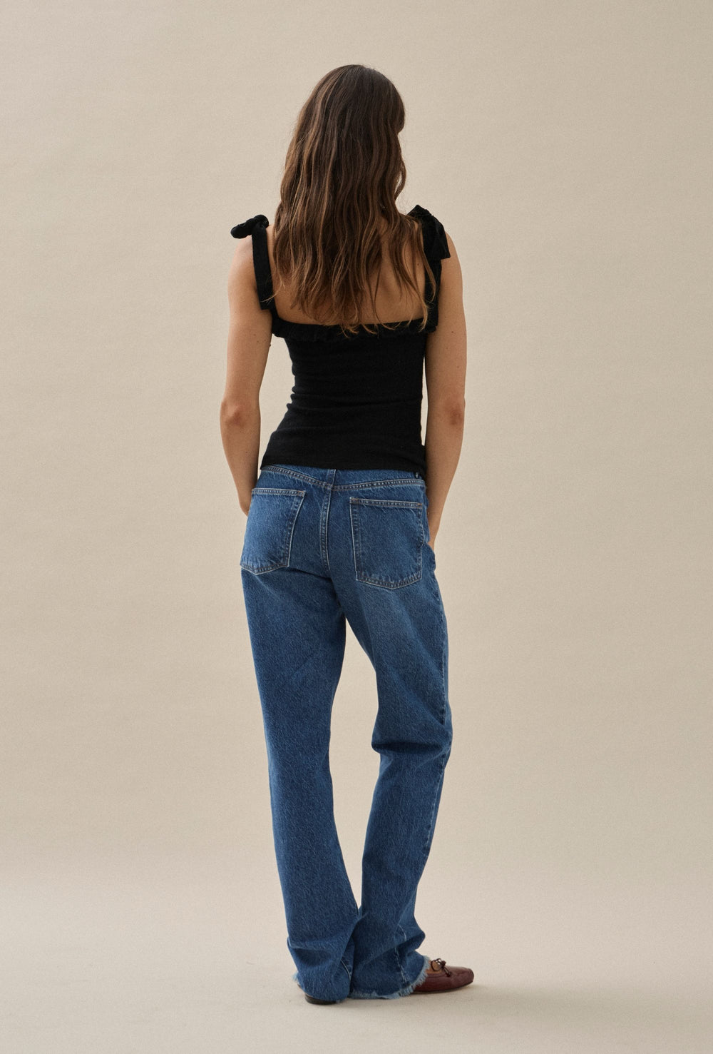 Knit Ruffle Singlet