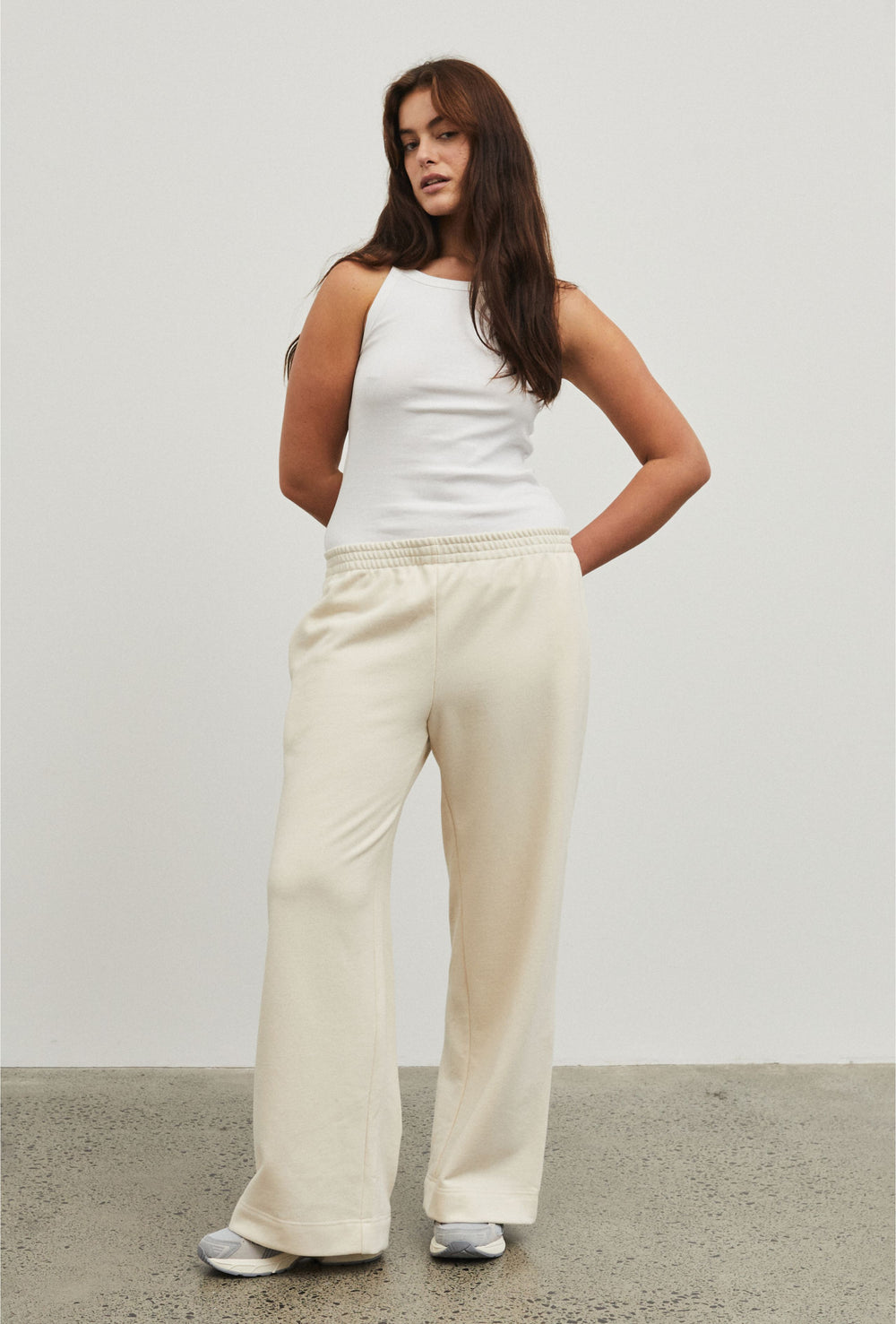 Wide Leg Track Pant