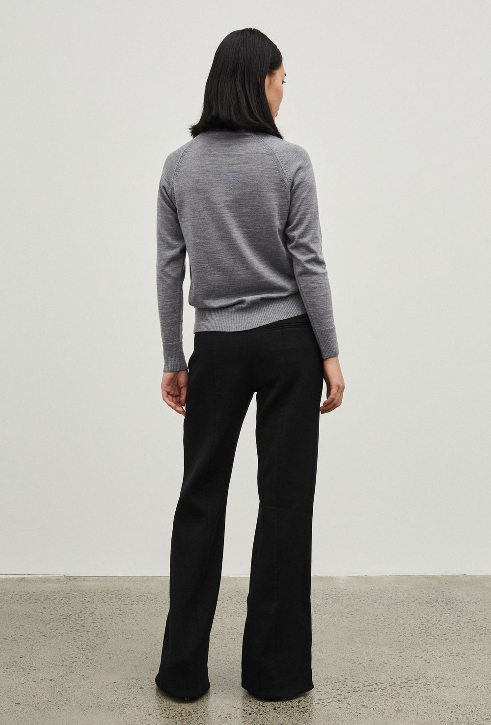 Turtleneck Raglan Knit
