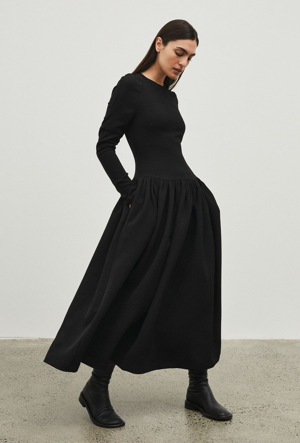 Gallery Girl Dress Black