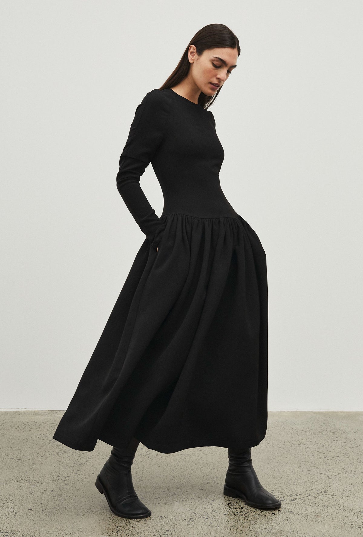 Gallery Girl Dress Black