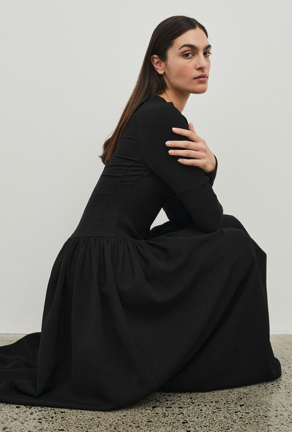 Gallery Girl Dress Black