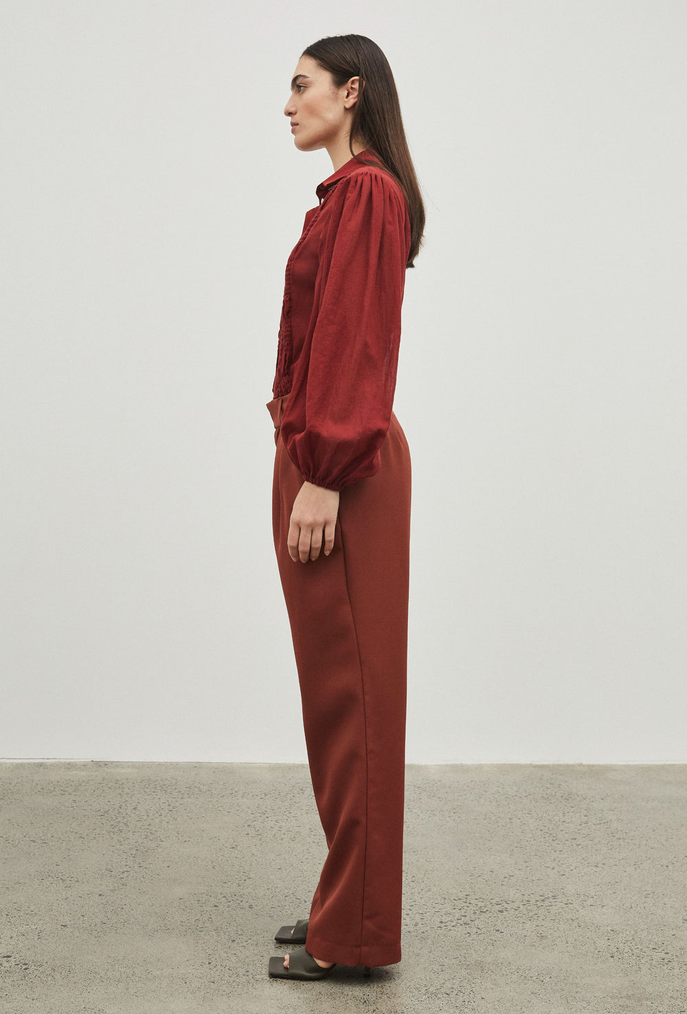 Bobbi Boyfriend Pant 2.0 Rust