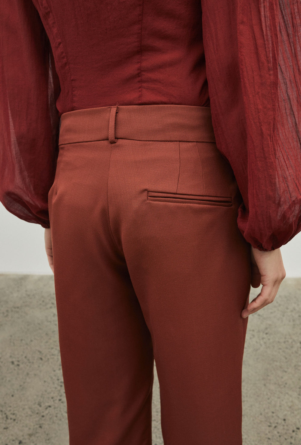 Bobbi Boyfriend Pant 2.0 Rust
