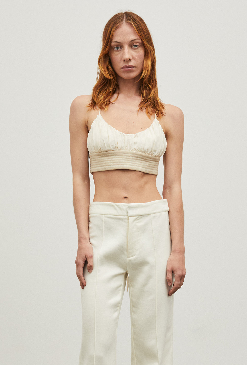 Let Go and Live Bralette Oat