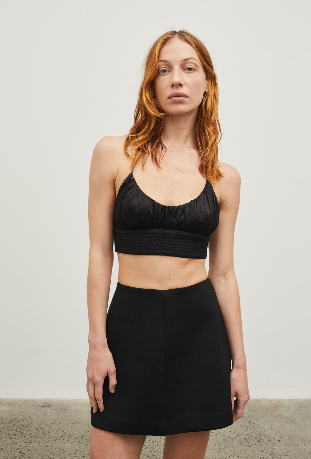 Let Go and Live Bralette Black