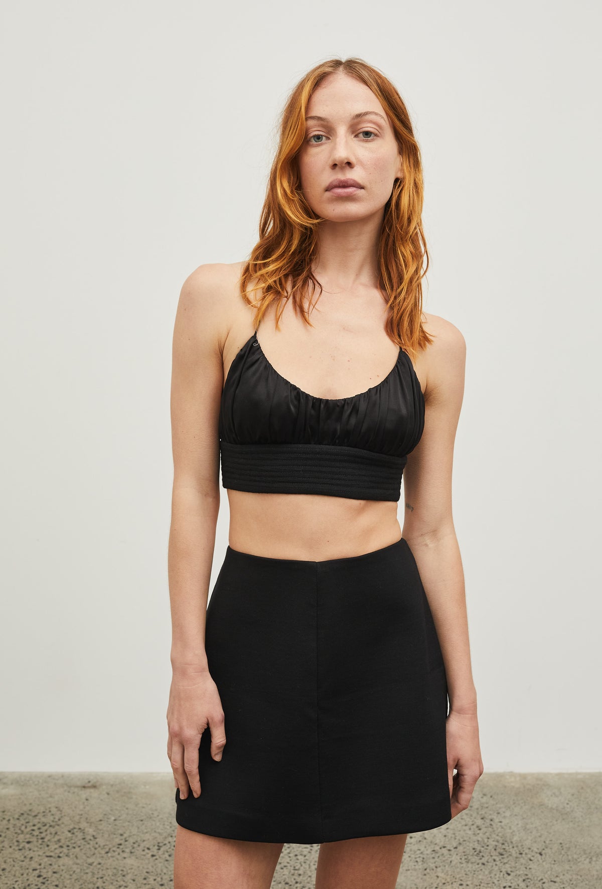 Let Go and Live Bralette Black