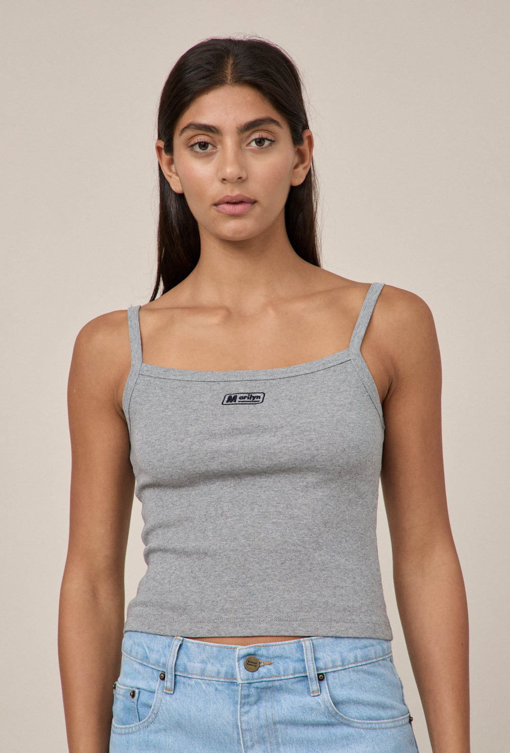 Marilyn Singlet Grey
