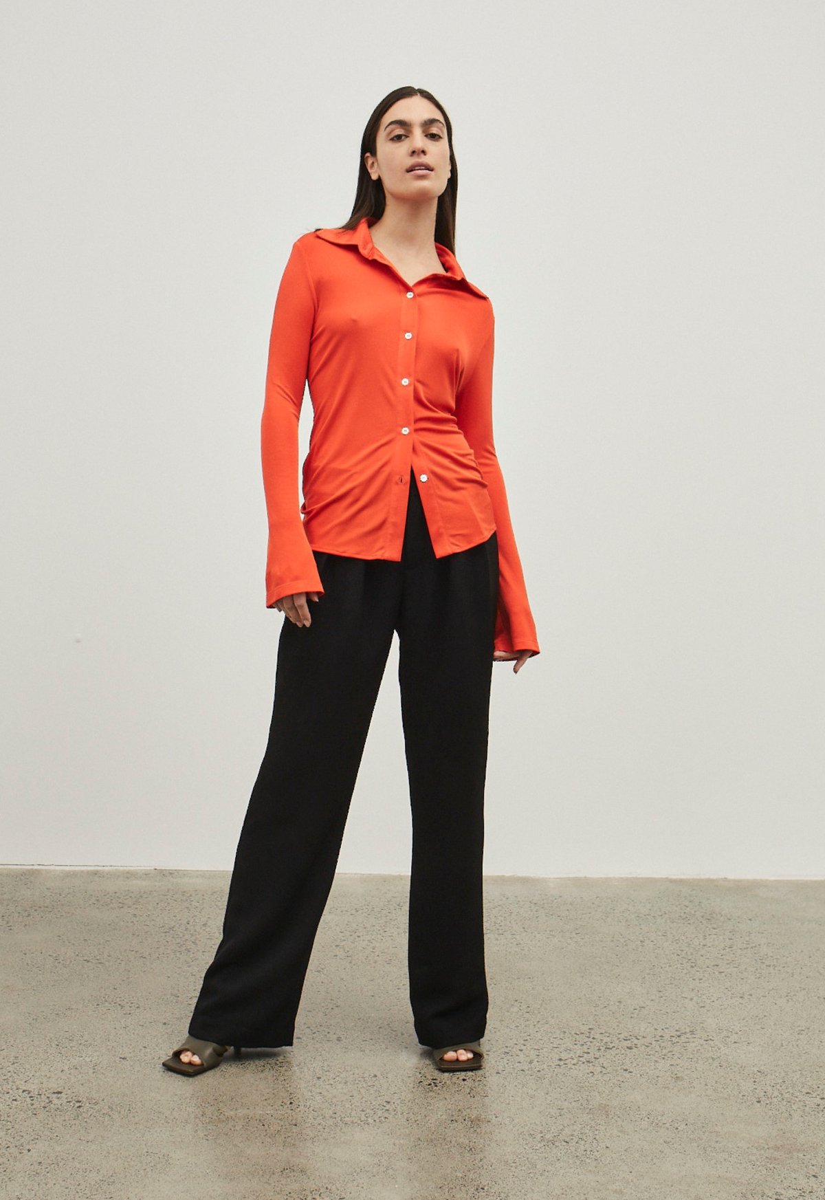 Fire in My Belly Shirt Tangerine