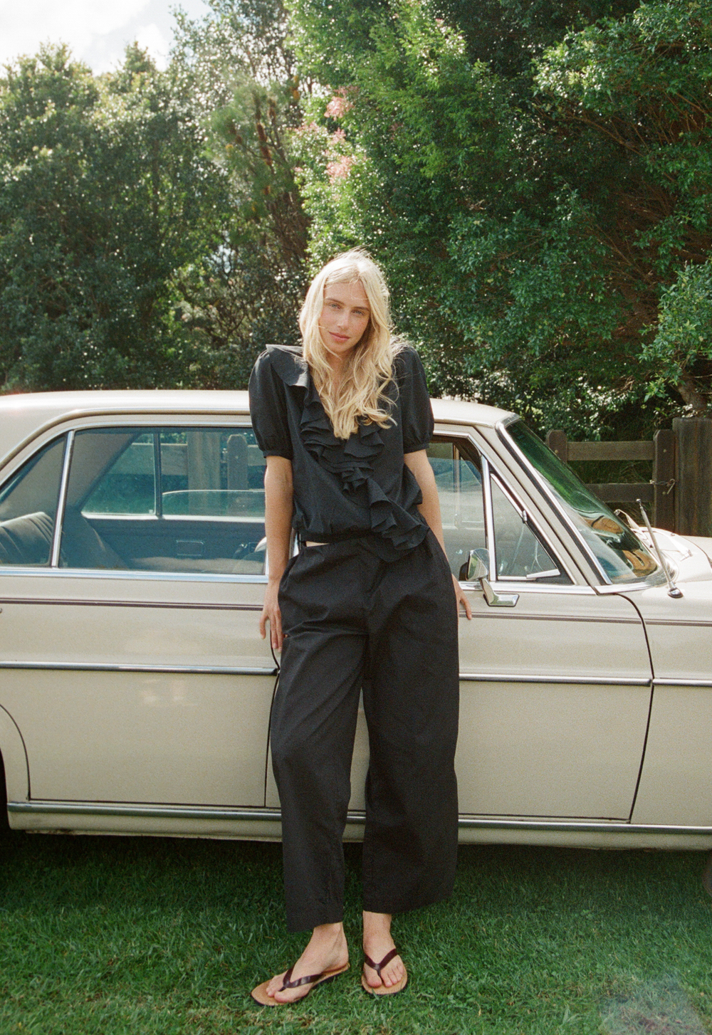 Keep Your Edges Soft Short-Sleeve Blouse