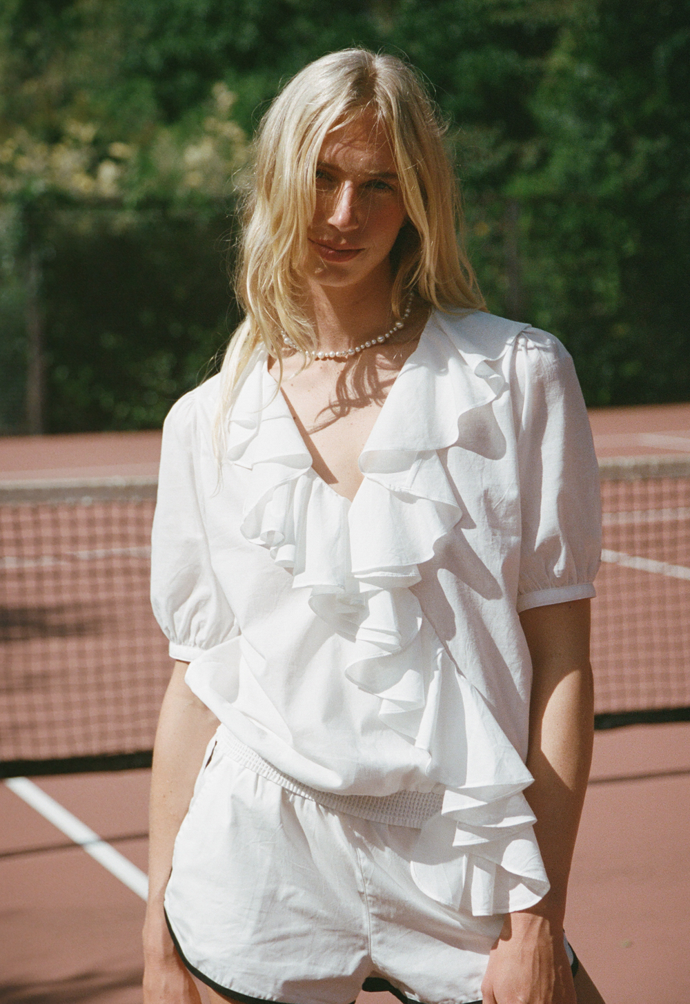 Keep Your Edges Soft Short-Sleeve Blouse