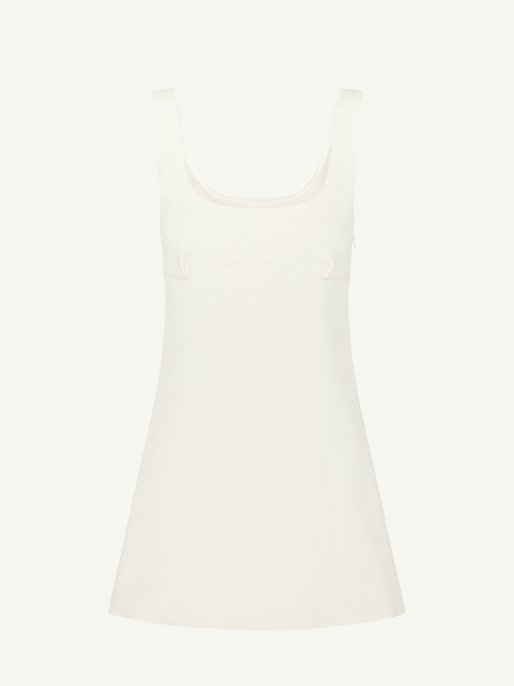 Tailored Crepe Mini Dress