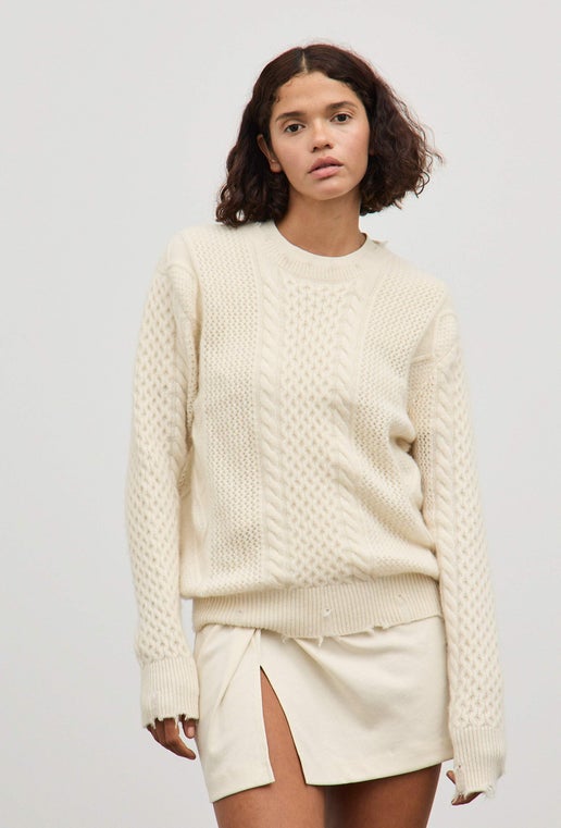 Better With Age Knit in White | Maggie Marilyn