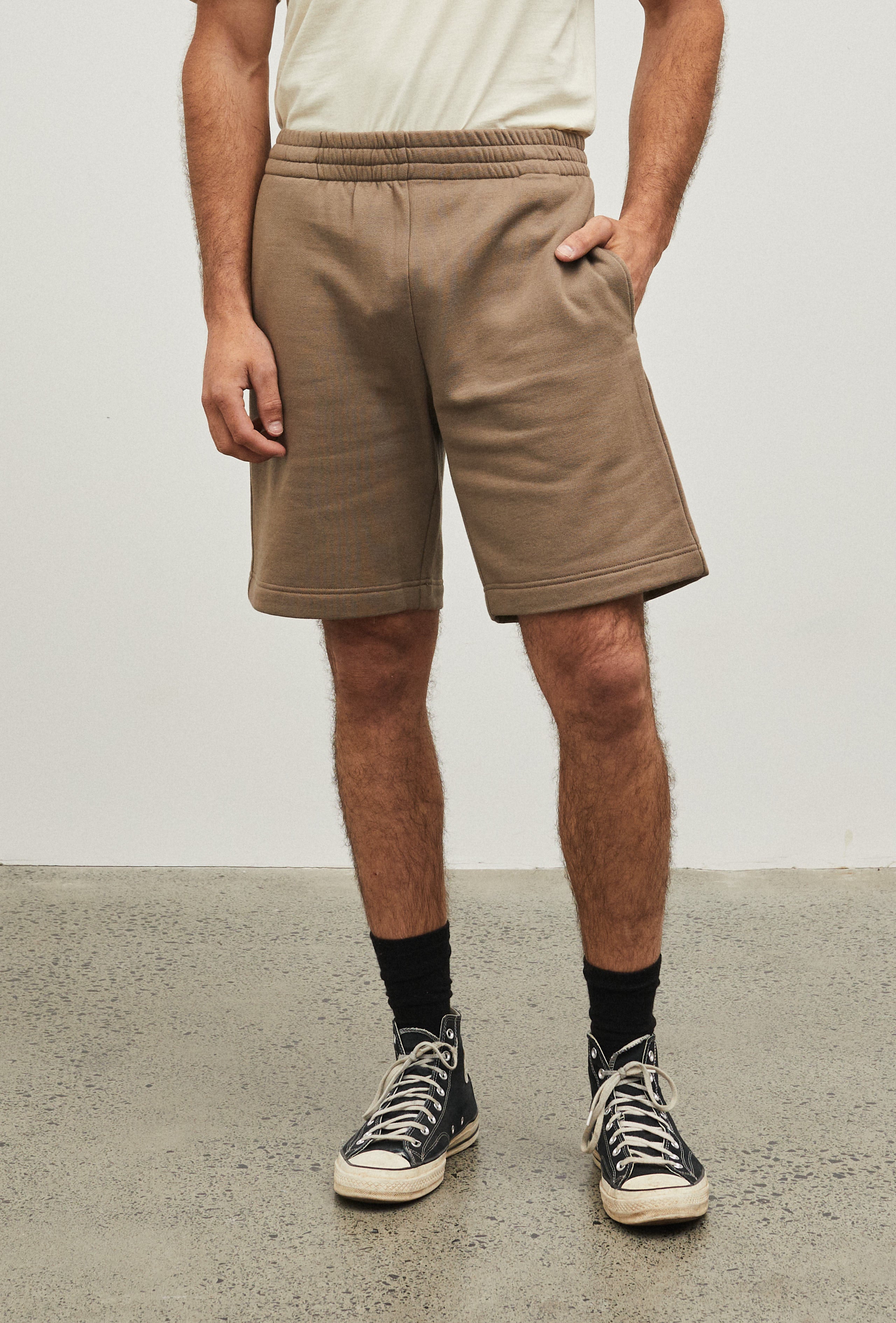 Mens Track Short Exclusive Colour in Brown | Maggie Marilyn