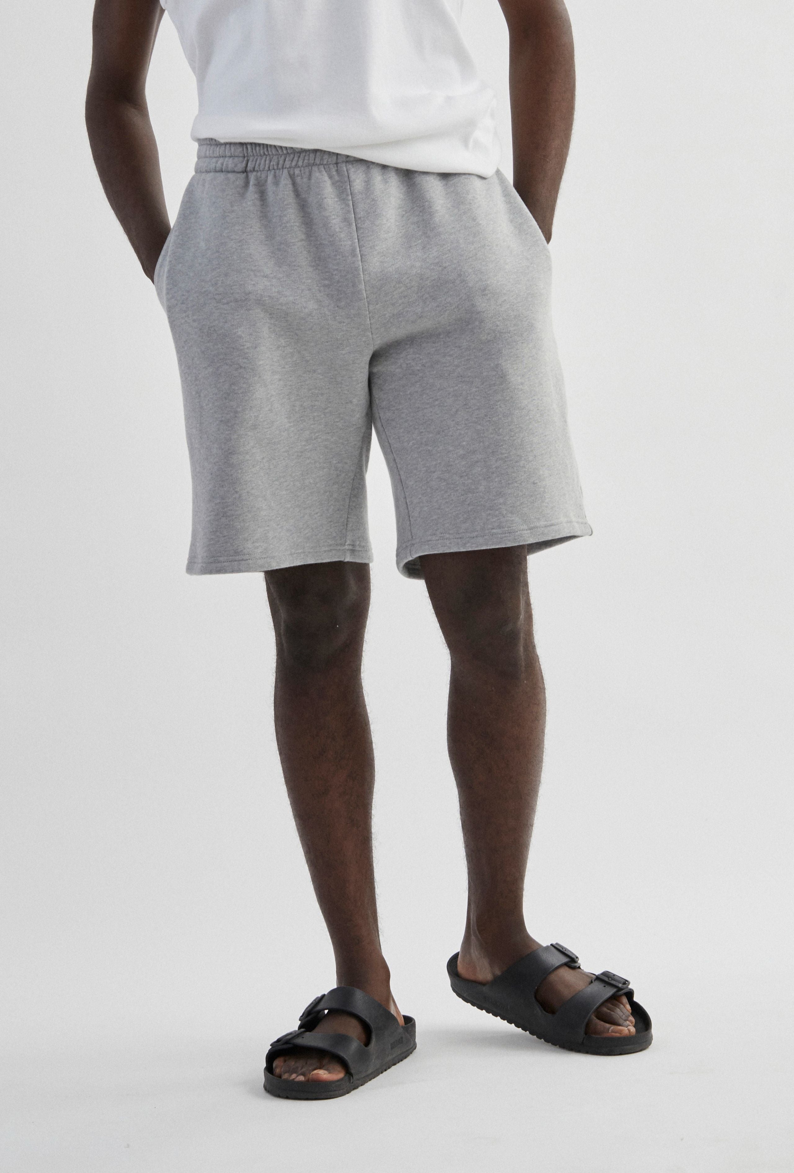 Grey hot sale trackie shorts