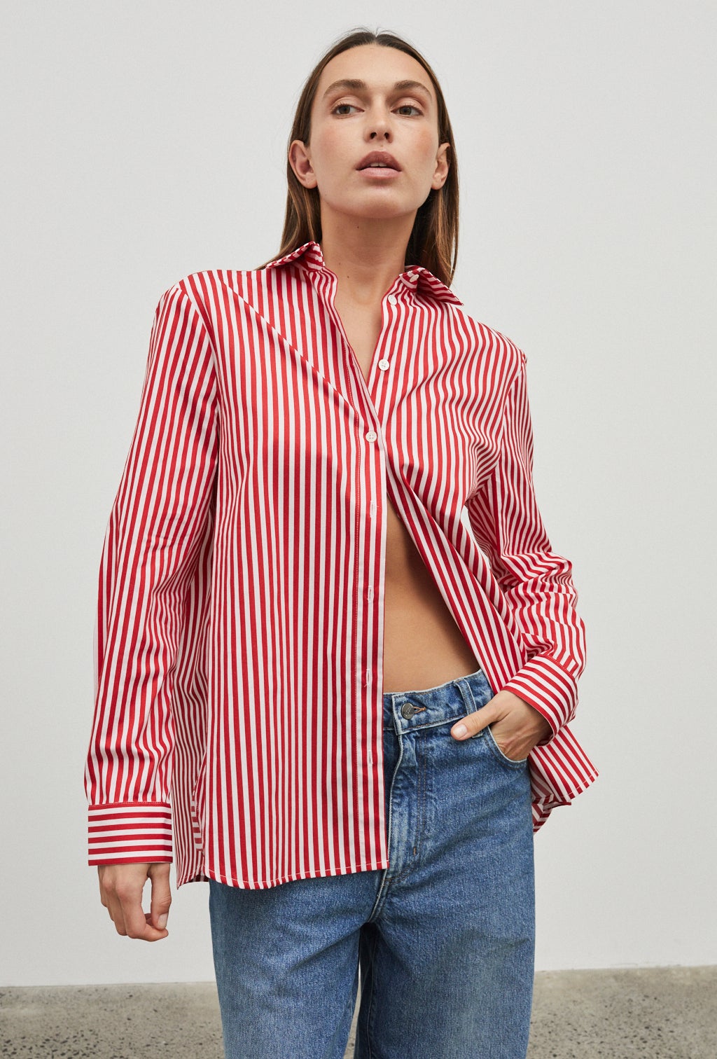 Striped shirt deals