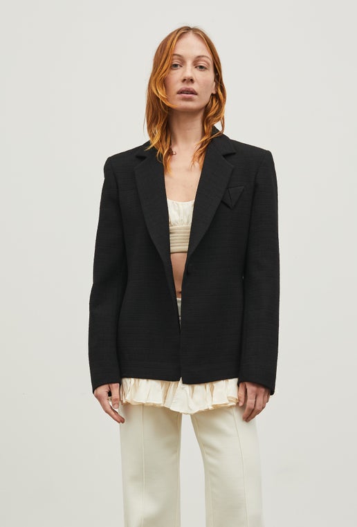 Todays The Day Blazer Black in White | Maggie Marilyn