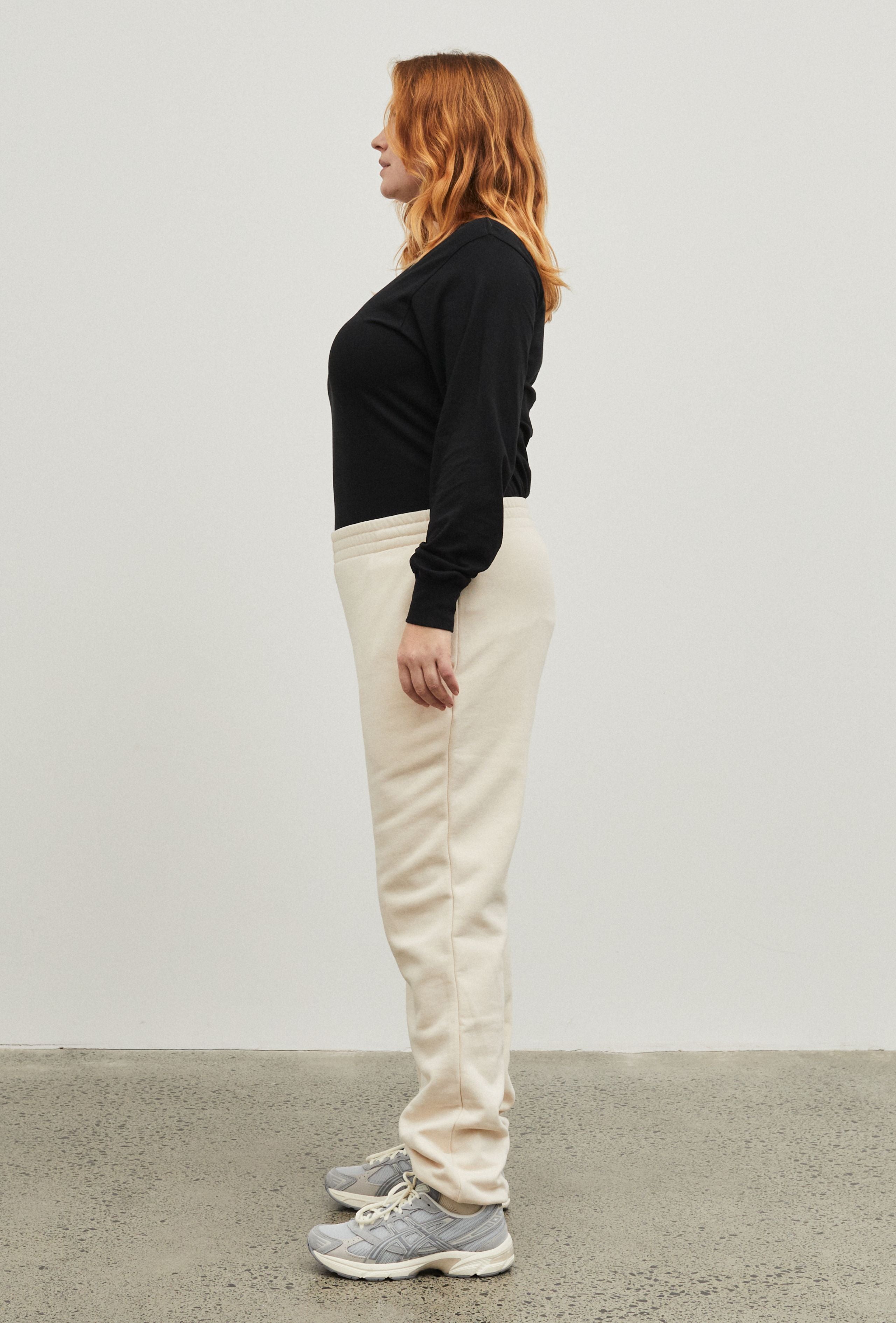 Track Pants in Cream | Maggie Marilyn